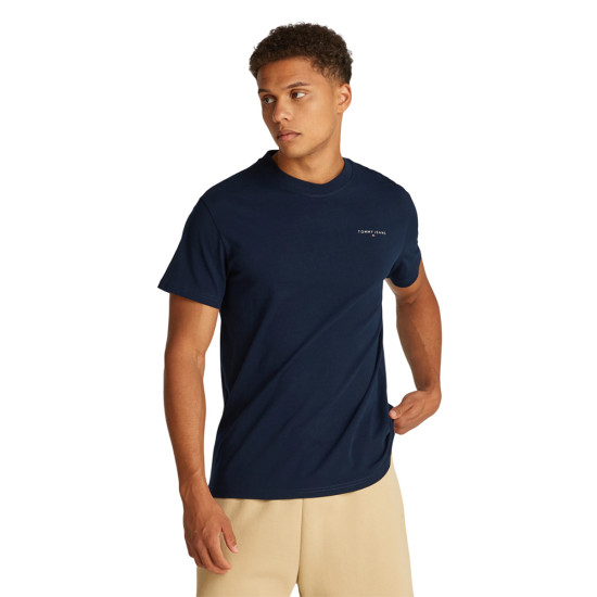 Tommy Hilfiger Ανδρική κοντομάνικη μπλούζα Logo Crew Neck Slim T-Shirt